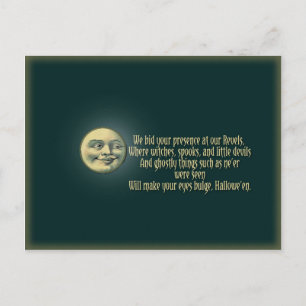 Invitación a la postales de Halloween