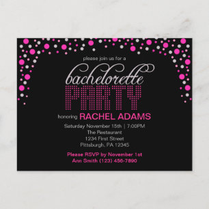 Invitación a la postales de la fiesta de la bachil