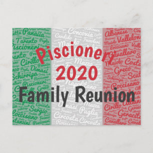 Invitación a la postales de la Reunión Familiar It