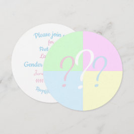 Invitación a la pregunta revelar género