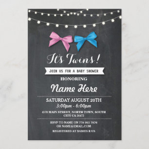 Invitación a la presentación de Baby Shower de Chi