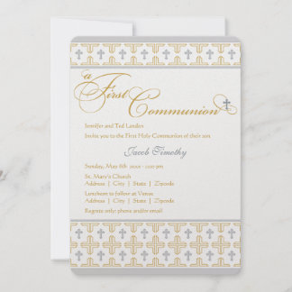 Invitación a la Primera Comunión de Boy