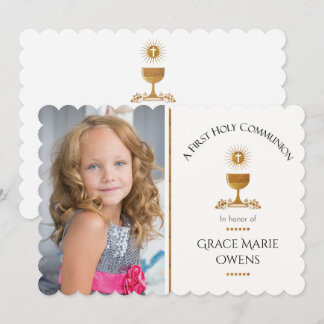 Invitación a la Primera Comunión de Chalis y Fotog