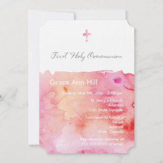 Invitación a la Primera Comunión del Chica de Acua