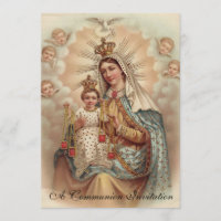 Invitación a la Primera Comunión del Monte Carmel