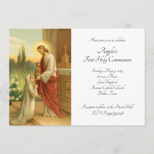 Invitación a la Primera Comunión: Eucaristía en to