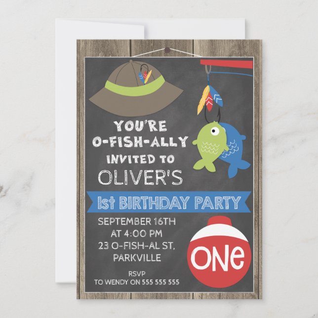 Invitación a la primera fiesta de cumpleaños de al (Anverso)