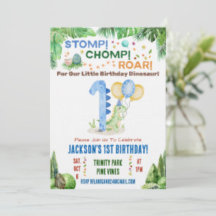 Invitación a la Primera Fiesta de Cumpleaños de Di