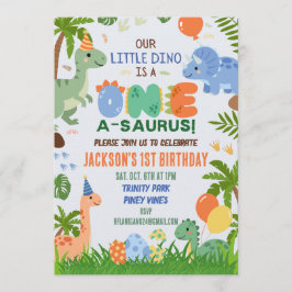 Invitación a la Primera Fiesta de Cumpleaños de Di
