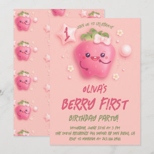 Invitación a la primera fiesta de cumpleaños de la