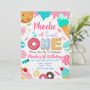Invitación a la Primera Fiesta de Cumpleaños de Mi