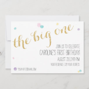 Invitación a la Primera Jornada de Cumpleaños Girl