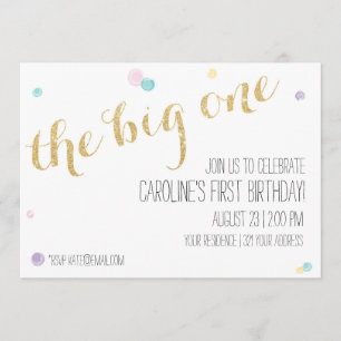 Invitación a la Primera Jornada de Cumpleaños Girl