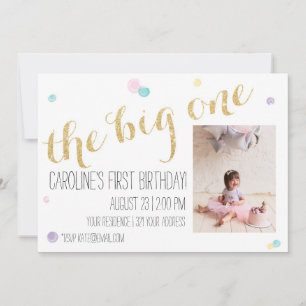 Invitación a la Primera Jornada de Cumpleaños Girl