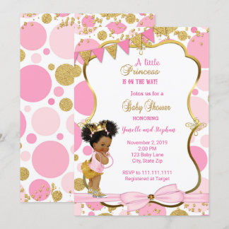 Invitación a la Princesa Baby Shower