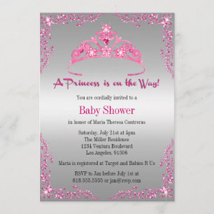 Invitación a la Princesa Baby Shower