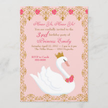 Invitación a la princesa de Swan