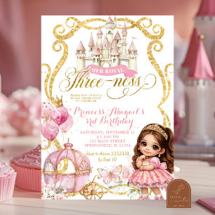 Invitación a la Princesa Mexicana Real Tres-ness
