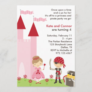 Invitación a la Princesa y al Pirata