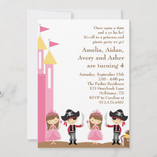Invitación a la Princesa y al Pirata