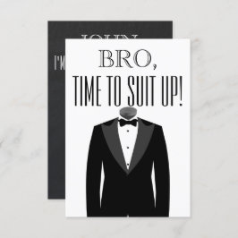 Invitación a la propuesta de Groomsman o Mejor Hom