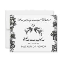 Invitación a la propuesta de la dama de honor de H