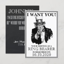 Invitación a la propuesta del portador de anillo