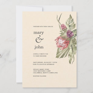 Invitación a la protección tropical del Boho