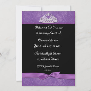 Invitación a la púrpura de Tiara