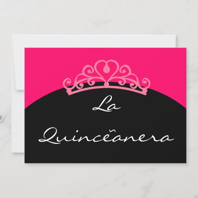 Invitación a La Quinceanera (Anverso)