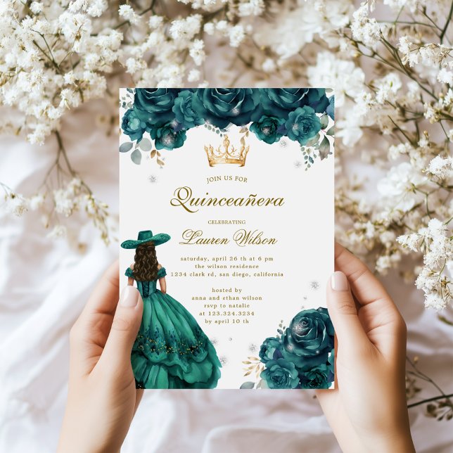 Invitación a la Quinceanera de Emerald Western Won (Subido por el creador)