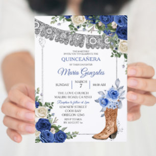 Invitación a la Quinceañera de la Marina de Plata
