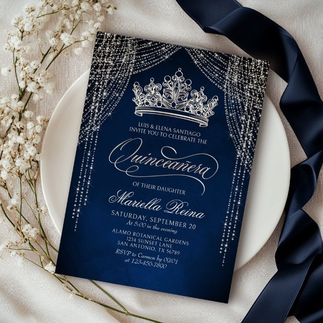 Invitación a la Quinceañera de la Marina de Tiara  (Subido por el creador)