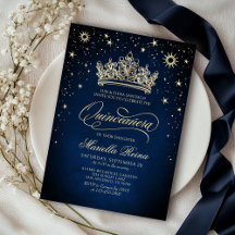 Invitación a la quinceañera de oro de la Marina de