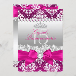 Invitación a la Quinceanera de Pearl Bow