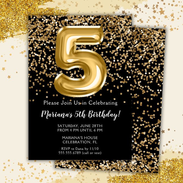 Invitación a la quinta fiesta de cumpleaños del Ch (Subido por el creador)