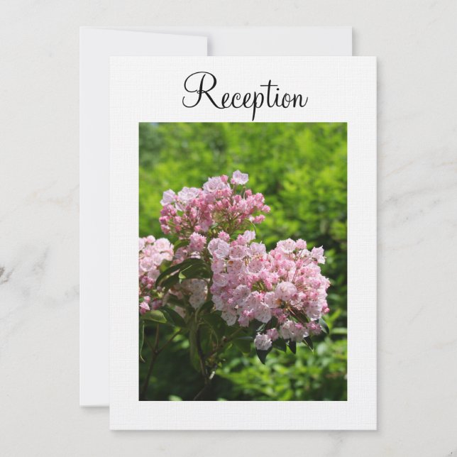 Invitación a la recepción Boda Rosa Laurel de Mont (Anverso)