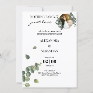 Invitación a la recepción de boda