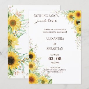 Invitación a la recepción de boda
