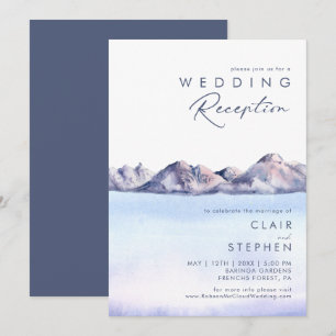 Invitación a la Recepción de Boda de Montaña de In