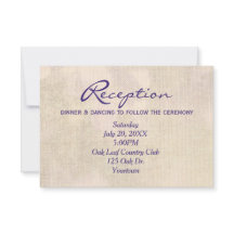 Invitación a la recepción de boda floral