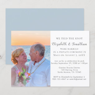 Invitación a la recepción de boda Nos Anudamos
