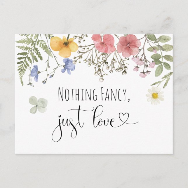 Invitación a la recepción de bodas (Anverso)