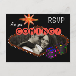 Invitación a la recepción de bodas de Las Vegas RS