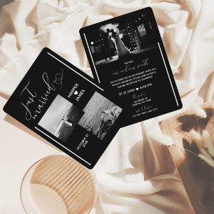 Invitación a la recepción de Elopement Mínimo Ne