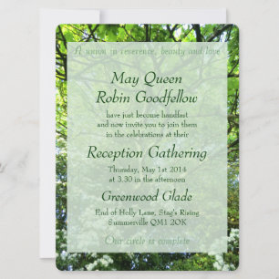 Invitación a la recepción de Hawthorn y Oak Handfa