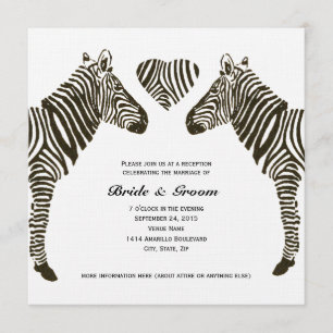 Invitación a la recepción de la boda de amor de ce
