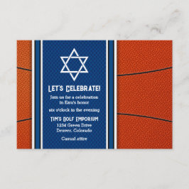 Invitación a la recepción del Bar Mitzvah con tema