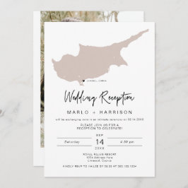 Invitación a la recepción del mapa de Chipre de QU