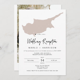 Invitación a la recepción del mapa de Chipre de QU